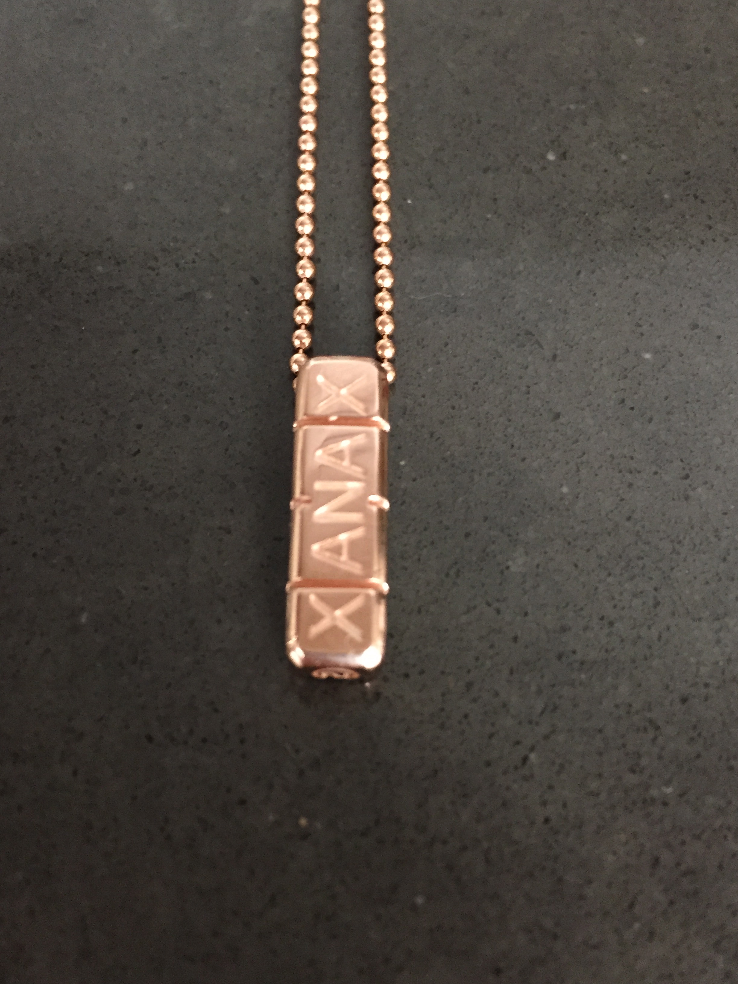 10K Xanax Pill Pendant