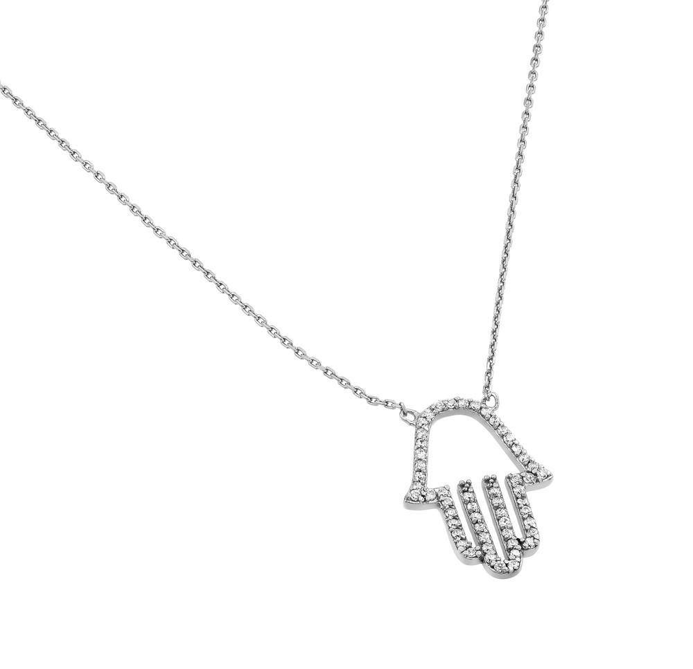 Sterling Silver "Hamsa" Necklace