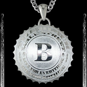 Sterling Silver BlackWallStreet Pendant