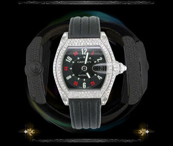 Cartier Roadster with Diamonds - Click Image to Close